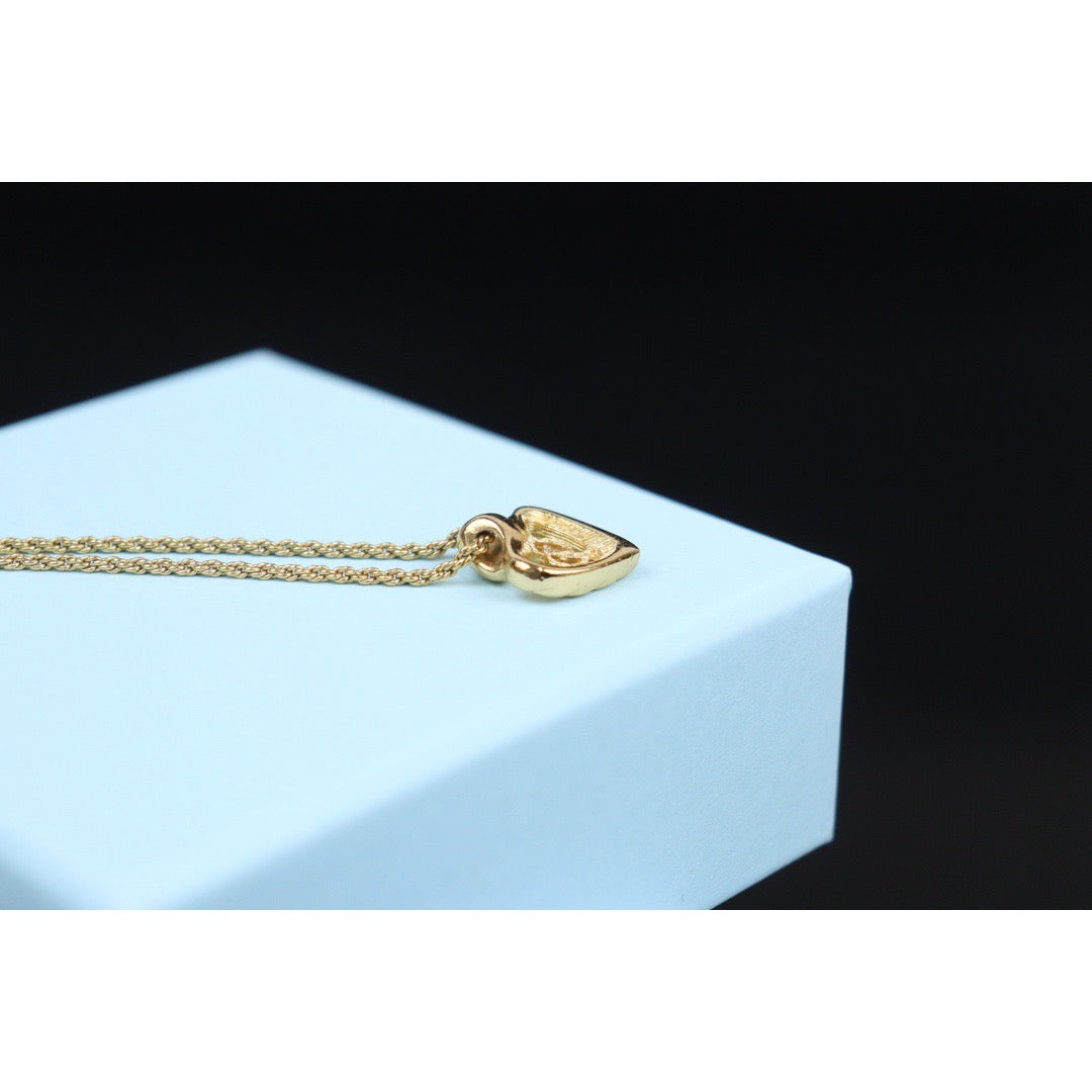 Rank A ｜ Dior CD Necklace Gold Plated ｜V24030765