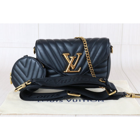 Very Good ( Rank A)｜ LV Calf Leather  New Wave Multi Pochette  Black ｜S25072101
