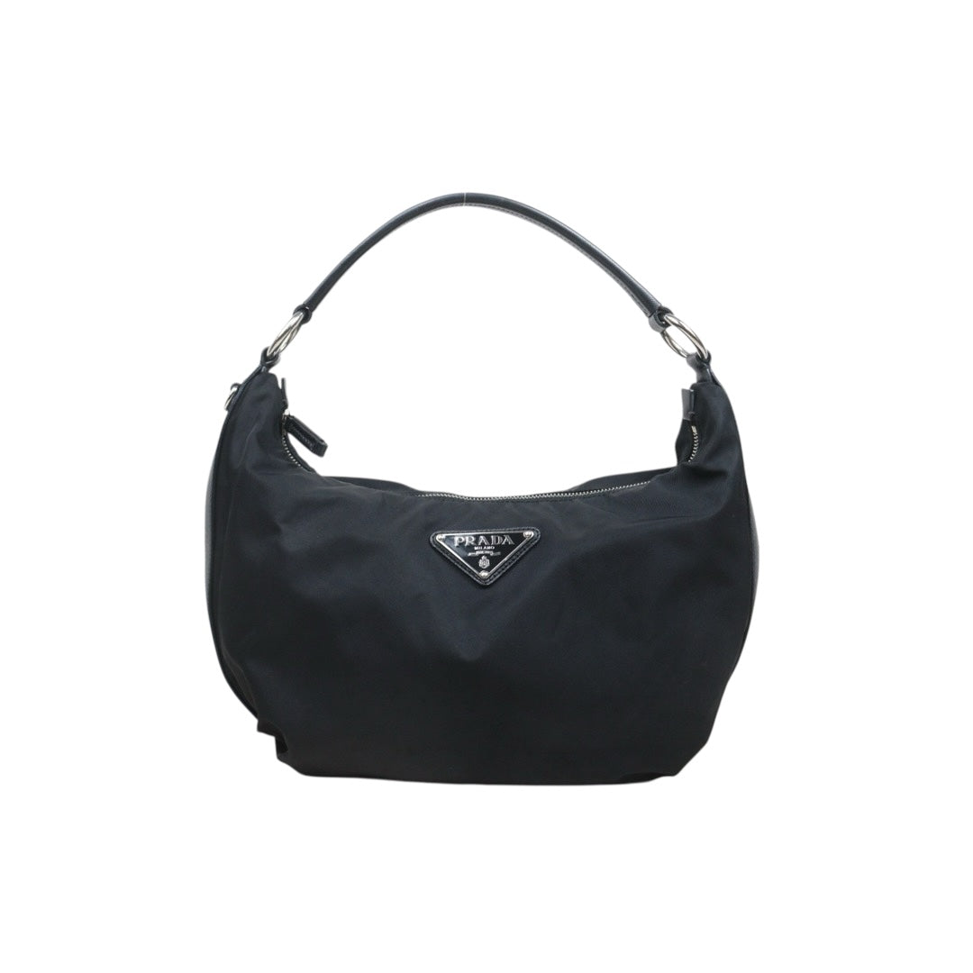 Include Entrupy Certificate of Authenticity｜Good ( Rank AB)｜ PRADA Nylon GM Hobo Black｜26063004