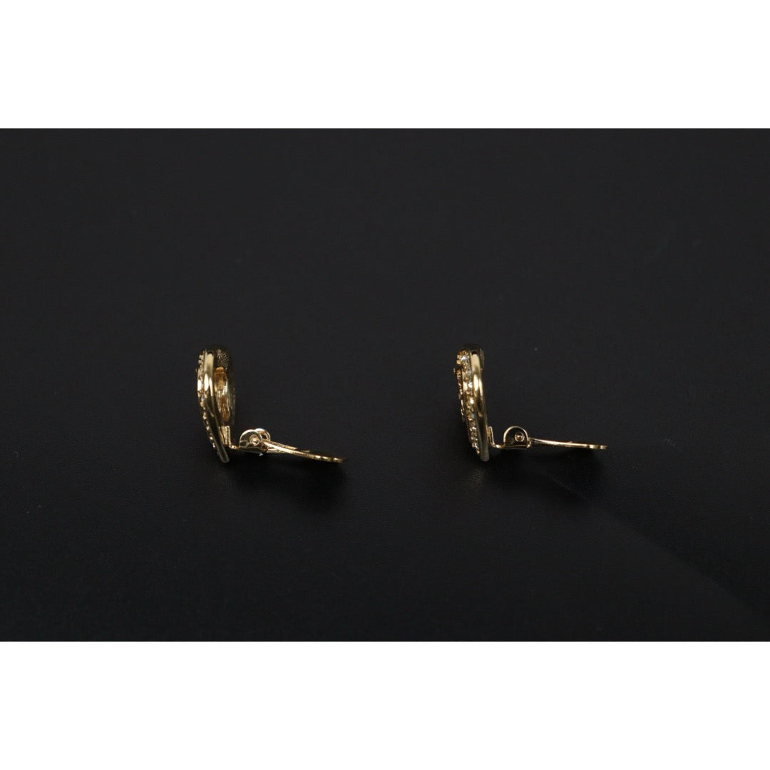 Very Good ( Rank A) ｜ Dior CD Heart Rhinestone Earring ｜V25121112