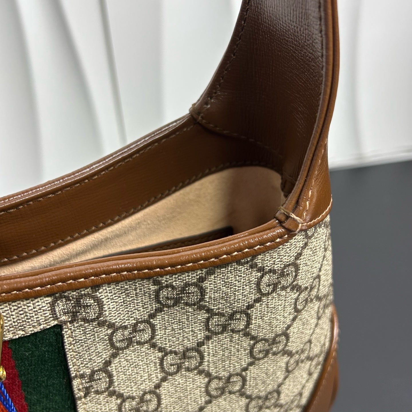 Very Good ( Rank A) ｜ GUCCI Monogram Jackie 1961 Handbag Shoulder Bag