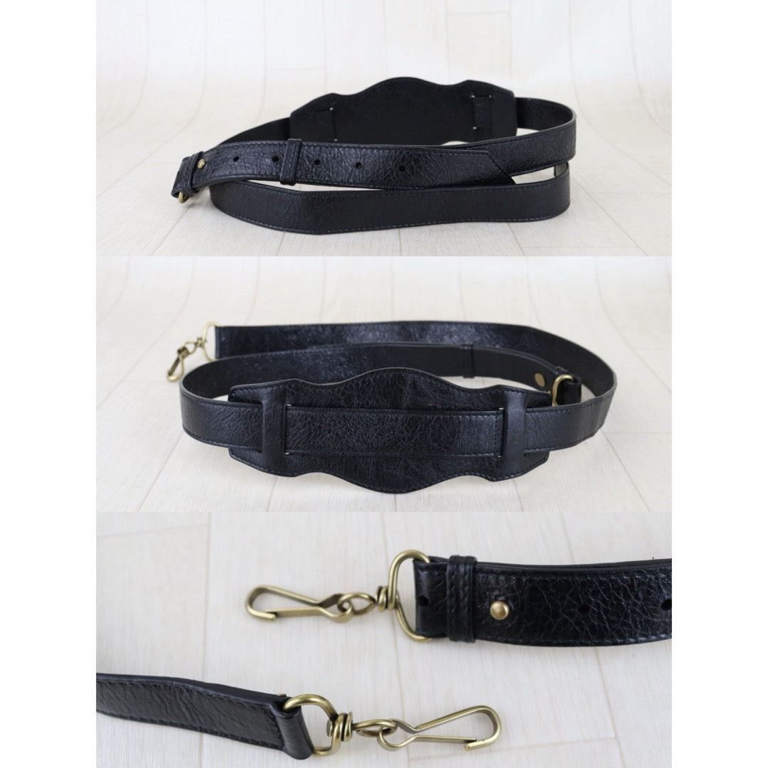 Very Good ( Rank A)｜Balenciaga Calf Leather Le City Mini Handbag Shoulder Bag Black｜S26022613