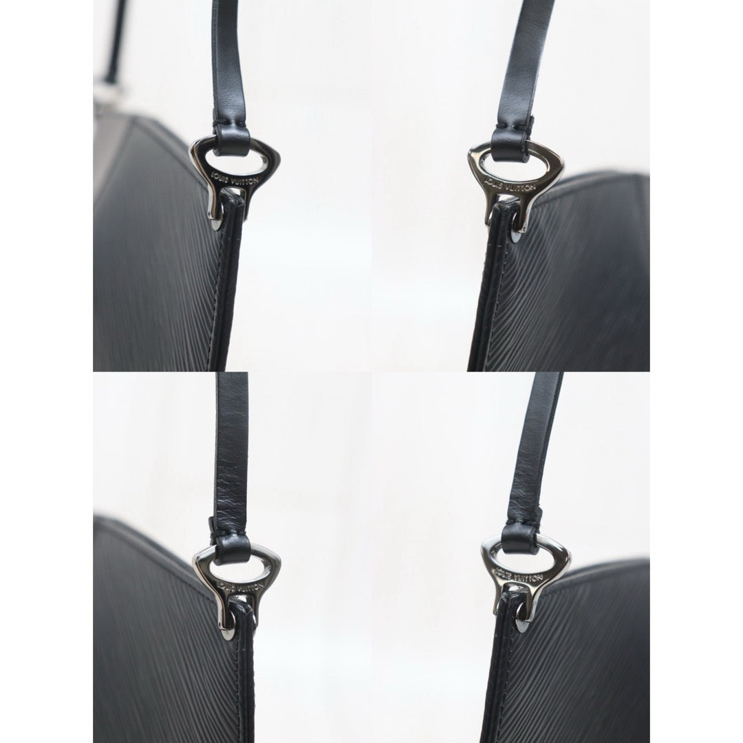 Include Entrupy Certificate of Authenticity｜Very Good ( Rank A)｜ Louis Vuitton Epi Shoulder Bag Black｜26071301