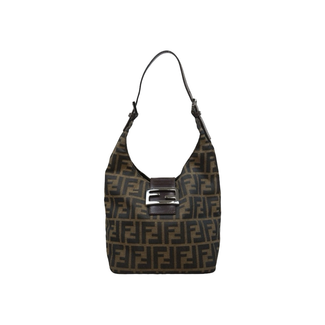 Good ( Rank AB)｜ FENDI Zucca Potato Case Shoulder Bag ｜25062621