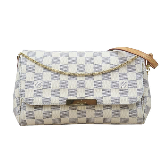 Good ( Rank AB)｜ Louis Vuitton Damier Azur Favorite MM Shoulder Bag｜S24101307