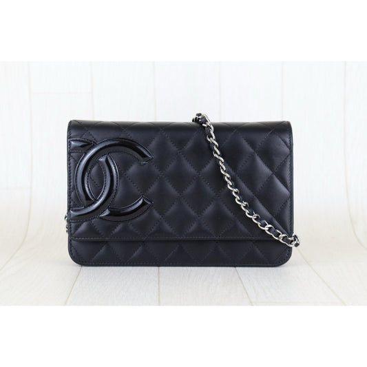 Very Good ( Rank A) ｜ CHANEL Cambon Line Chain Shoulder Bag Black  Made In 2013-2014 Year｜S24121011