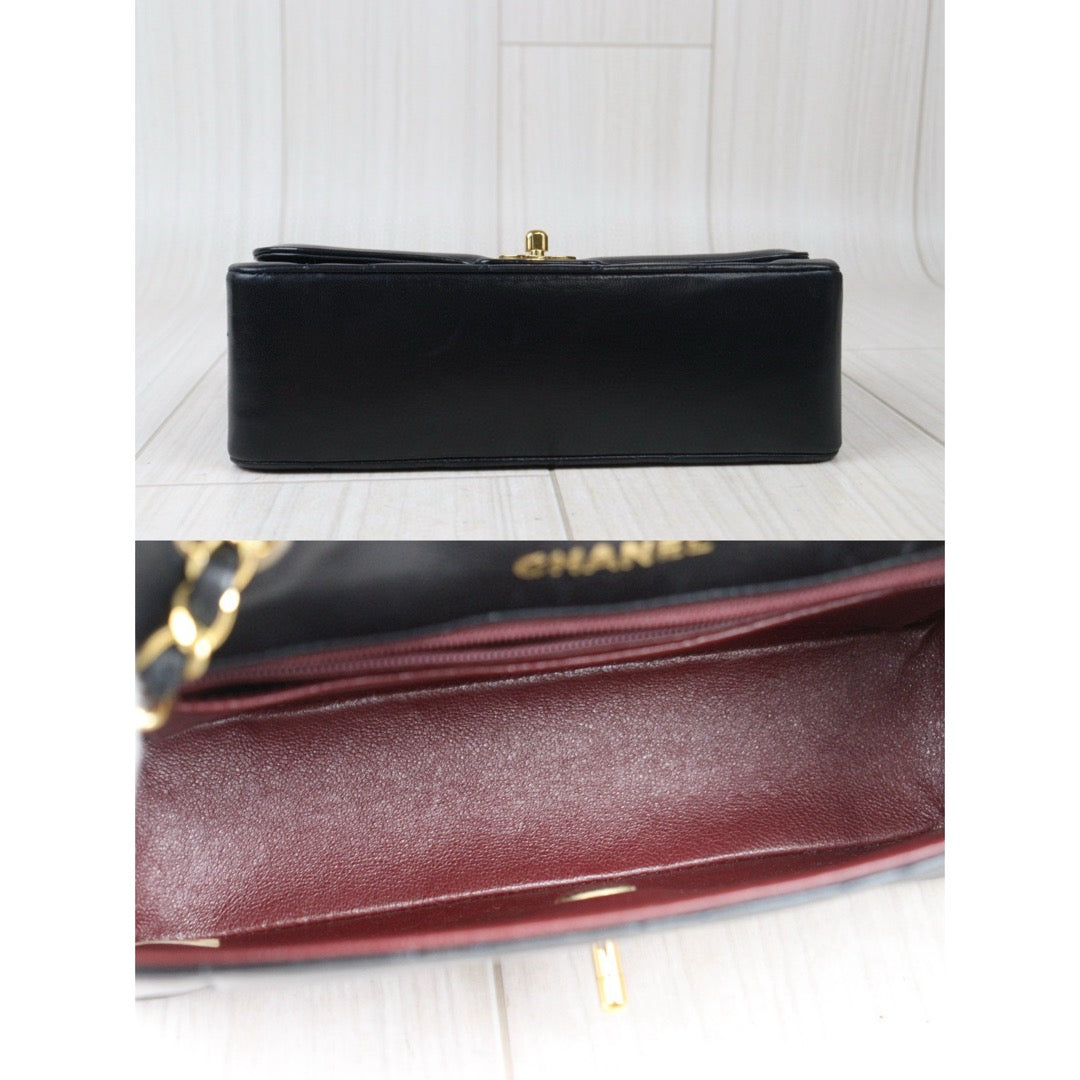 Very Good ( Rank A)｜ CHANEL Matrasse Diana 22 Lamb Skin  Chain Bag Made in 1989-1991Year｜24072505