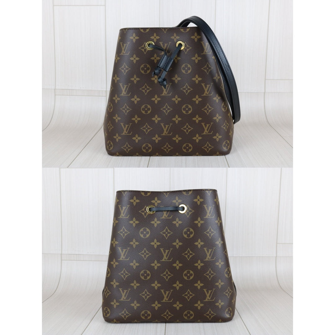 Include Entrupy Certificate of Authenticity｜Good ( Rank AB)｜Full Set  Louis Vuitton Monogram Neo Noe Shoulder Bag Black Current Model｜X26031201