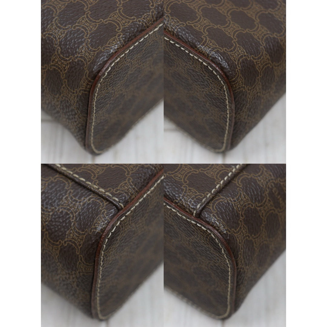 Include Entrupy Certificate of Authenticity｜Very Good ( Rank A)｜ CELINE Macadam Vanity Handbag ｜26031604