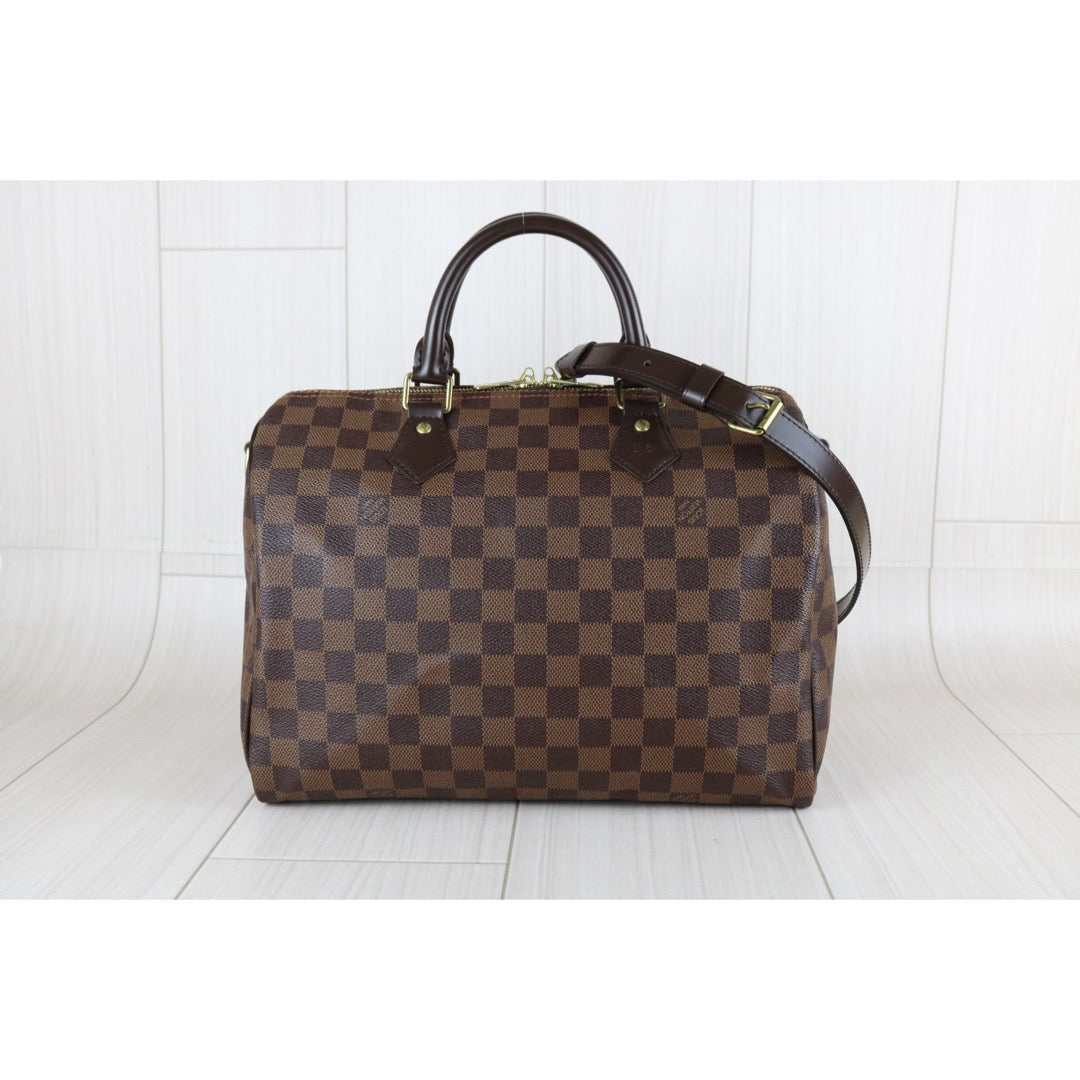Good ( Rank AB)｜ LV Damier Speedy 30 Hand Bag With Shoulder Strap｜X25072107