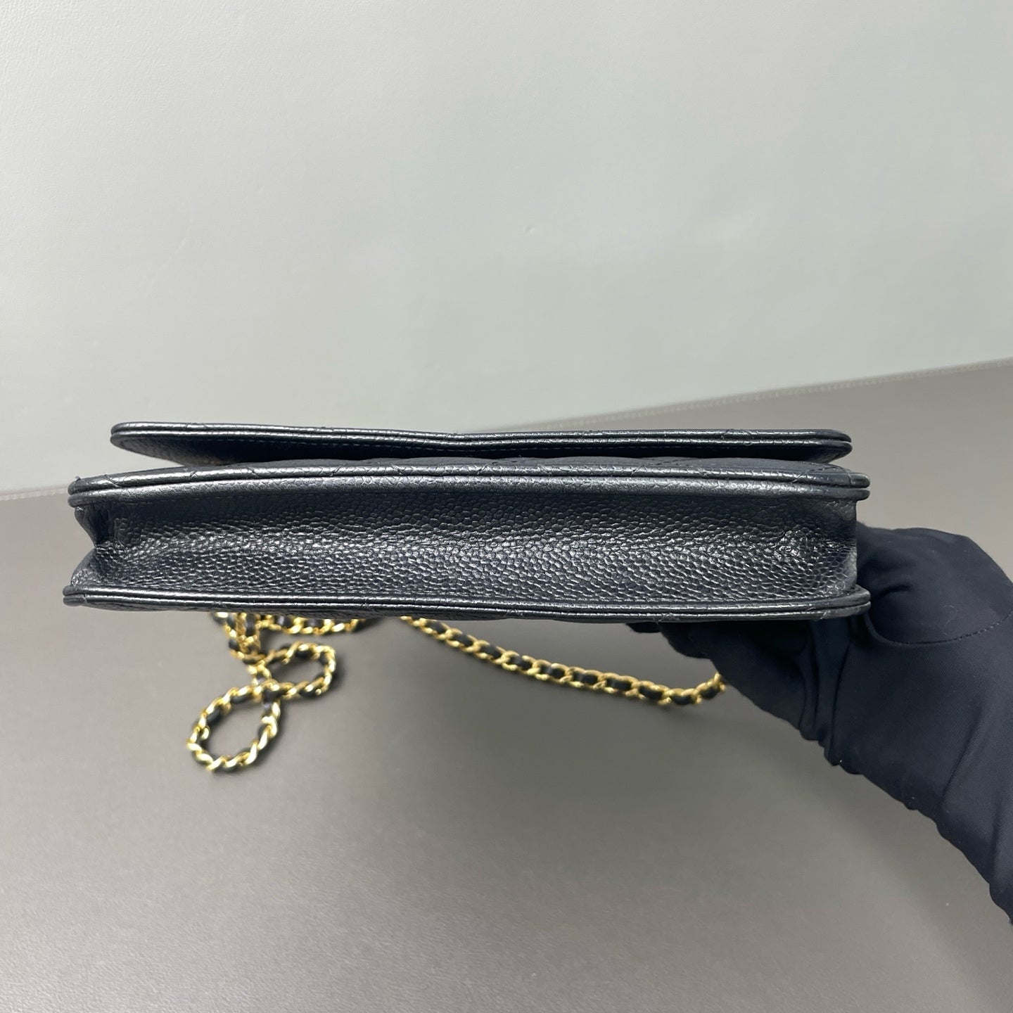 Third installment 3/4｜ CHANEL Matrasse Chain Caviar Skin WOC19 Shoulder Bag Black Made In 2018Year