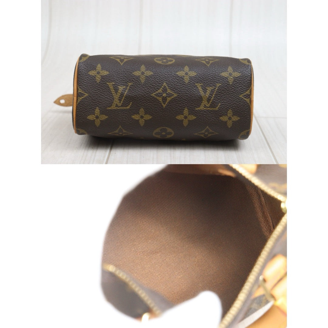 Include Entrupy Certificate of Authenticity｜Very Good ( Rank A)｜ Louis Vuitton Monogram Mini Speedy Hand Bag With Shoulder Strap｜26080619