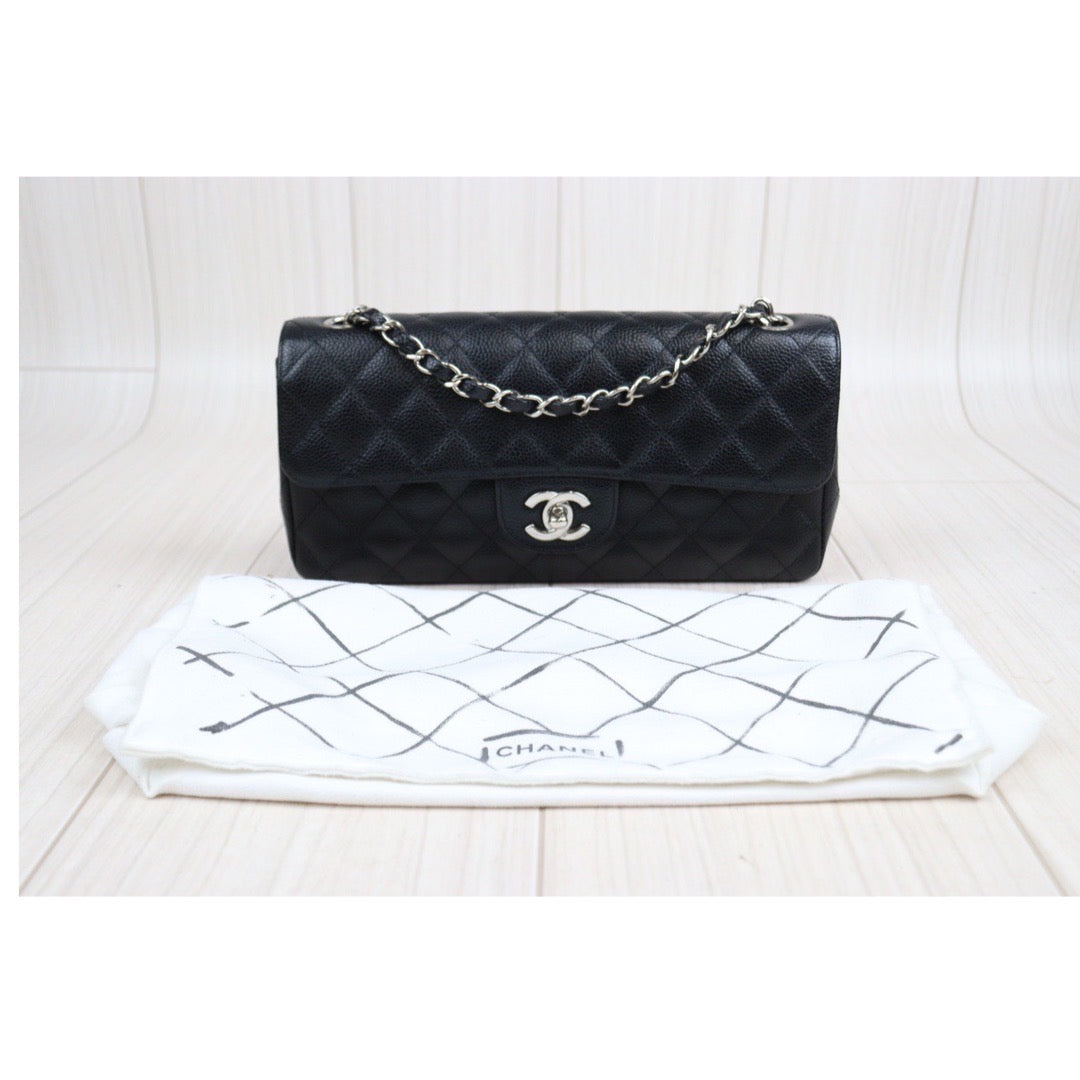 Rank A ｜ CHANEL Matrasse East West Classic Chain Shoulder Bag Black｜23112705