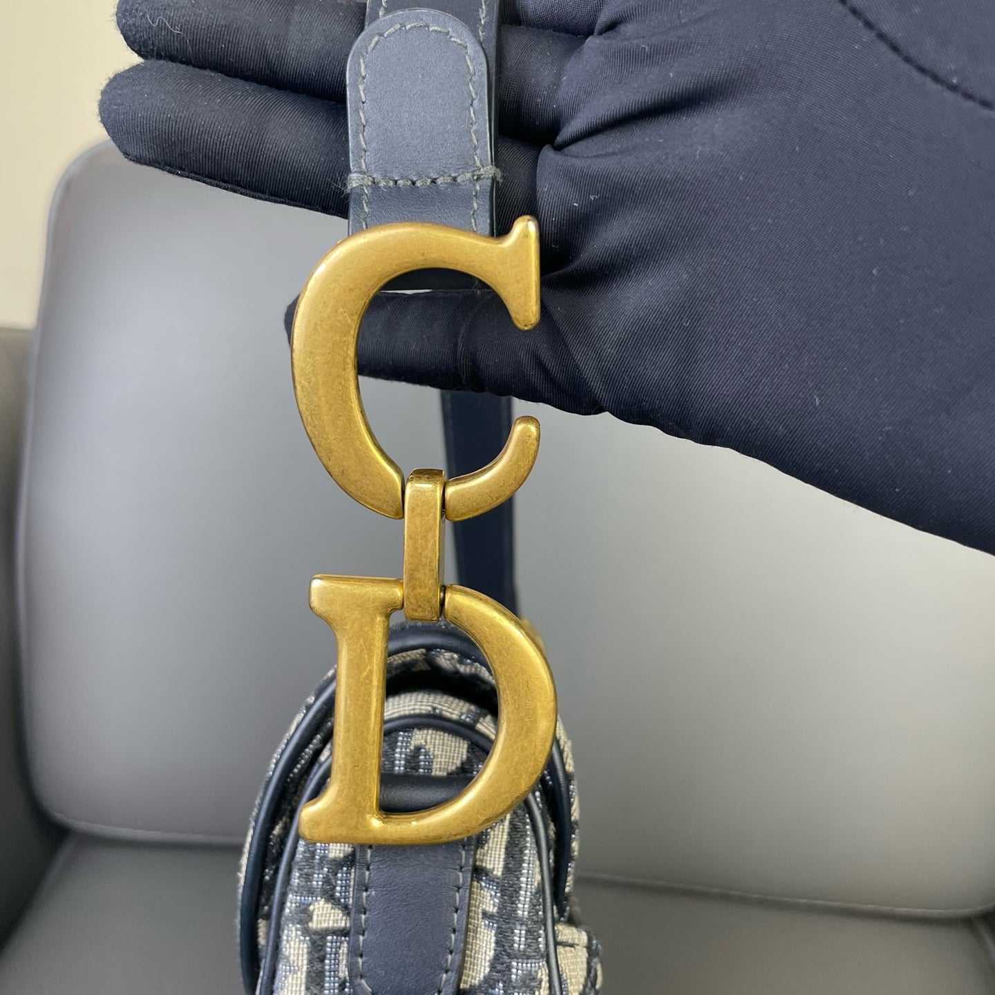 Very Good ( Rank A)｜Dior Trotter Saddle Shoulder Bag Medium