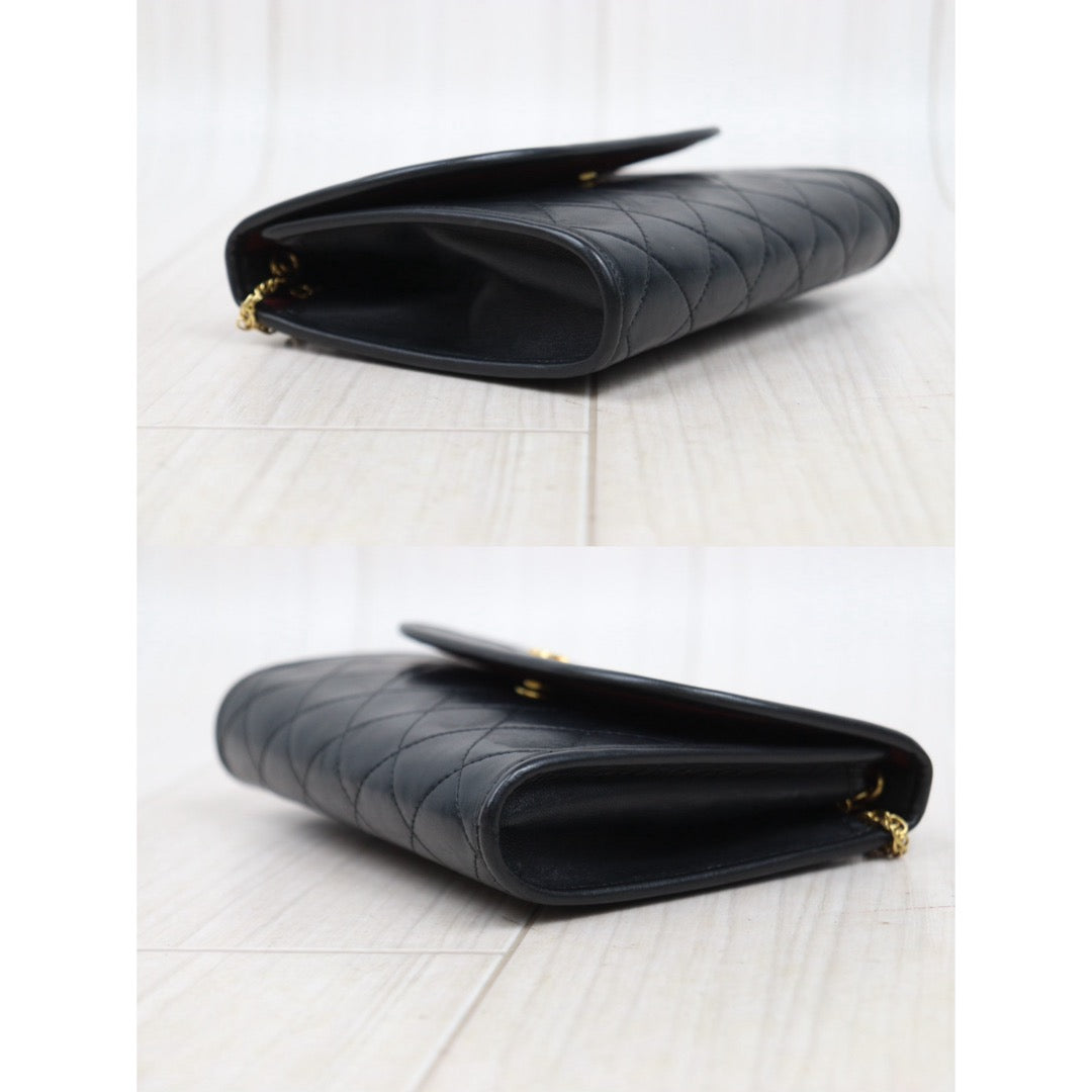 Very Good ( Rank A)｜ CHANEL Mini Coco Mark  Lambskin Matrasse Chain Shoulder Bag ｜25073101