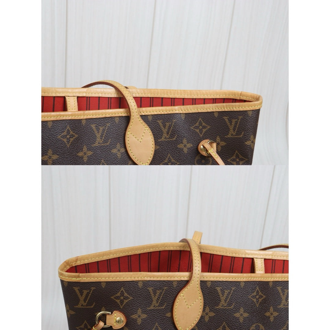 Include Entrupy Certificate of Authenticity｜Good ( Rank AB)｜Louis Vuitton Monogram Neverful MM ShoulderBag With Pouch｜S26080608
