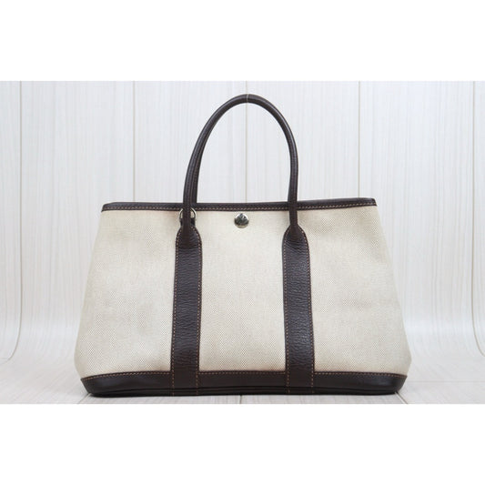 Good ( Rank AB)｜ HERMES Garden Party TPM Handbag □H Stamp Made In 2004 Year｜25091009