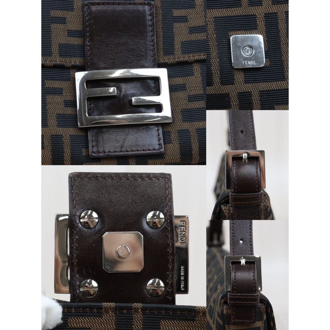 Rank A ｜ FENDI Zucca Mamma Baguette Shoulder Bag｜24040401