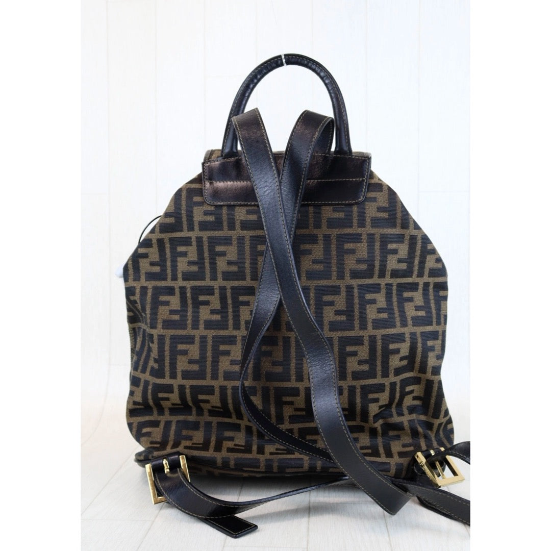 Very Good ( Rank A) ｜ FENDI Zucca Backpack ｜H24101005