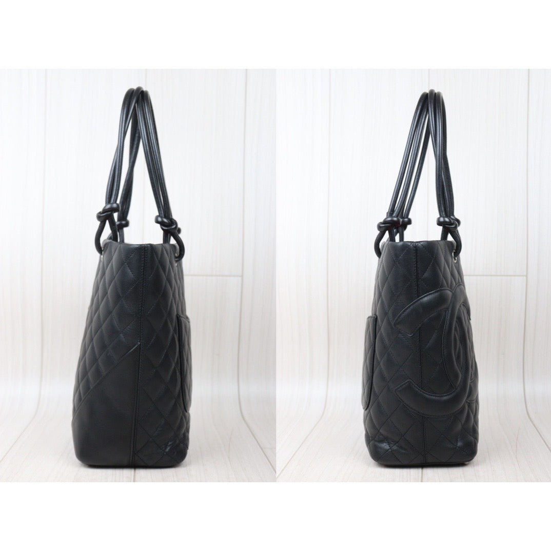 Good ( Rank AB) ｜ CHANEL Cambon Line ToteBag Black Made In 2004-2005 Year｜24070412