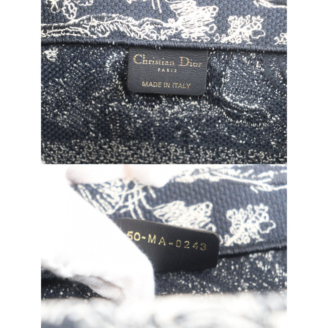 Very Good ( Rank A)｜  Dior Canvas Embroidered Totedbag  ｜P24083001