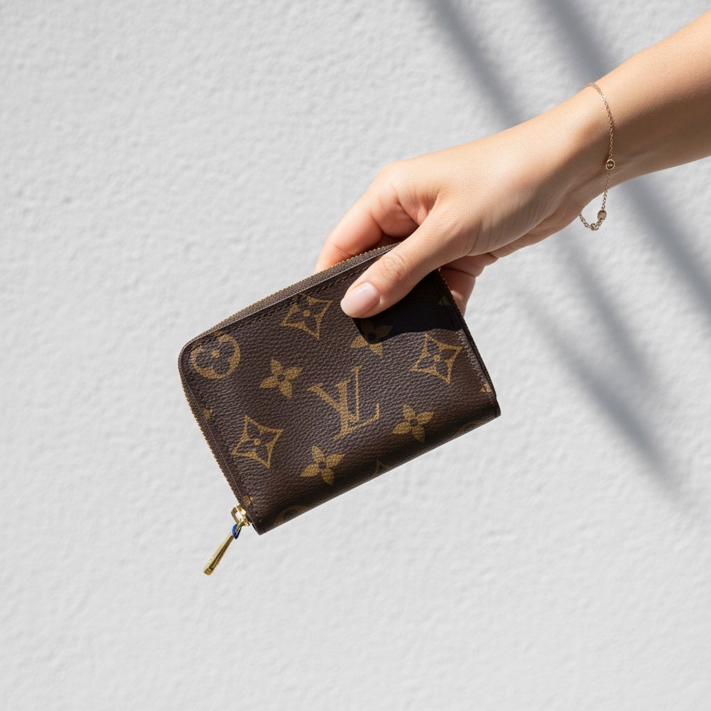 Include Entrupy Certificate of Authenticity｜Very Good ( Rank A)｜Louis Vuitton Monogram Zippy Coin Purse Wallet｜X26051713