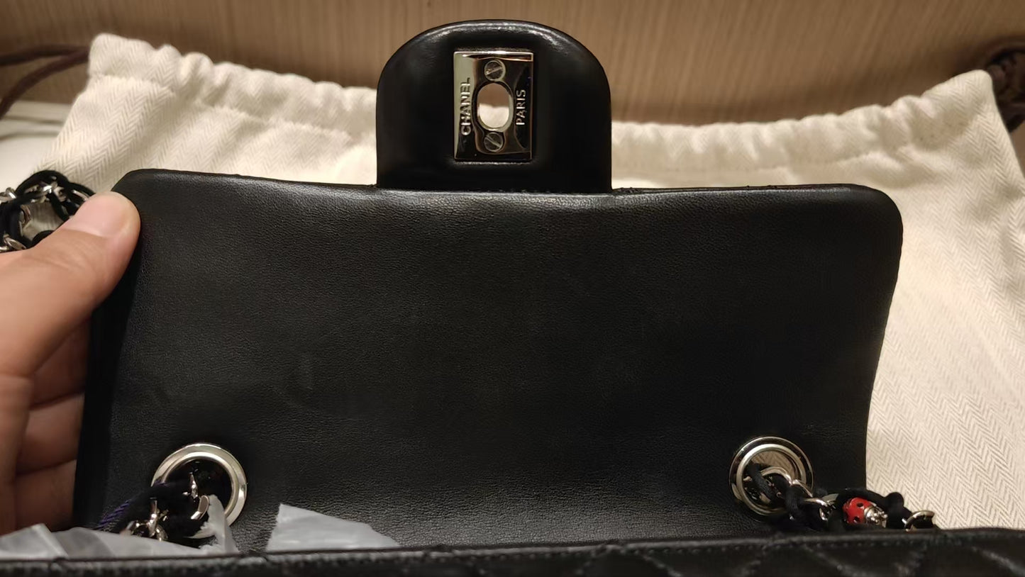 CHANEL Matrasse Single Flap 20 Shoulder Bag ladybug