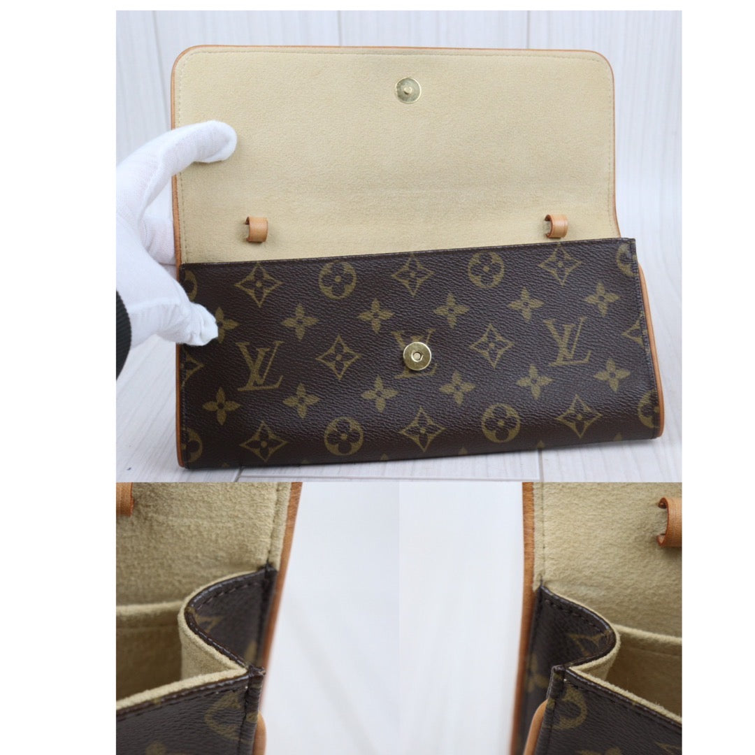 Rank AB ｜ LV Monogram Pochette Twin GM Shoulder Bag｜24012511