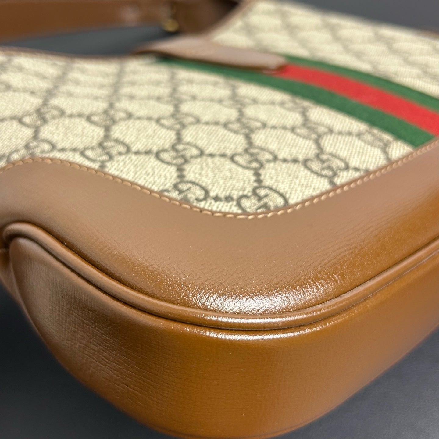 Very Good ( Rank A) ｜ GUCCI Monogram Jackie 1961 Handbag Shoulder Bag