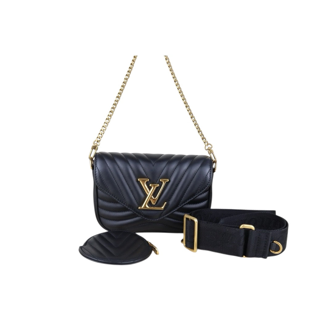 Very Good ( Rank A)｜ LV New Wave Multi Pochette  Black ｜H25063005