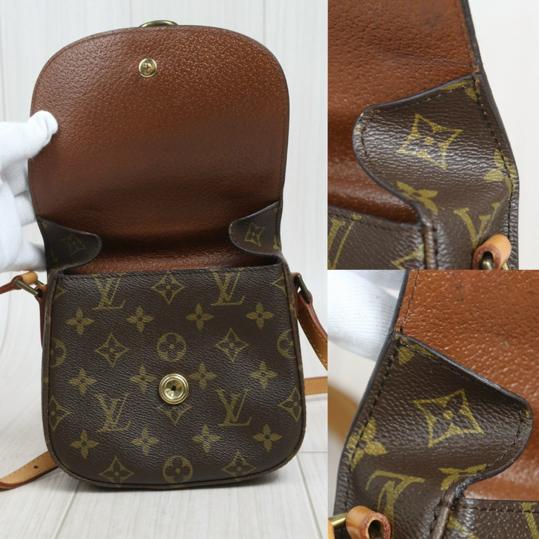 Include Entrupy Certificate of Authenticity｜Good ( Rank AB)｜ Louis Vuitton Monogram Pork skin Saint Cloud PM Shoulder Bag ｜26072104