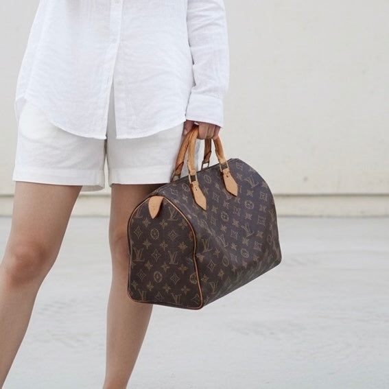 First installment 1/3｜ Include Entrupy Certificate of Authenticity｜Excellent（Rank SA）｜ Louis Vuitton Monogram Speedy 30 Hand Bag｜X26041603