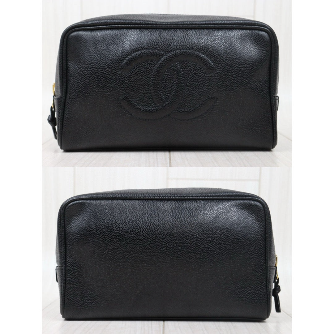 Very Good ( Rank A)｜ CHANEL Caviar Skin Vanity Handbag  Made In 1996～1997Year ｜24111202