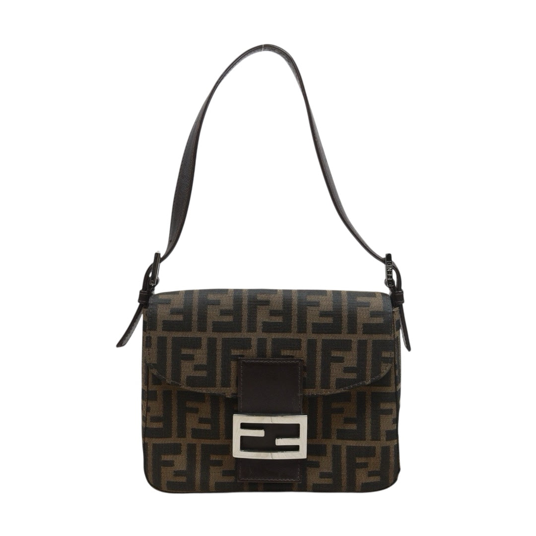 Include Entrupy Certificate of Authenticity｜Very Good ( Rank A)｜ FENDI Mamma Baguette Shoulder Bag  ｜26062912