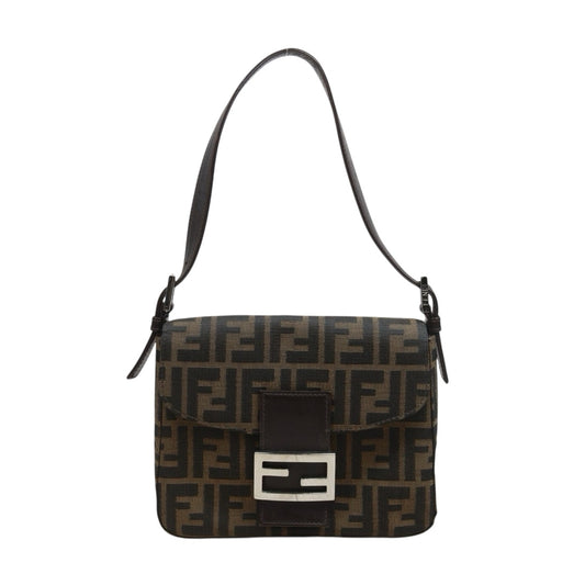 Include Entrupy Certificate of Authenticity｜Very Good ( Rank A)｜ FENDI Mamma Baguette Shoulder Bag  ｜26062912