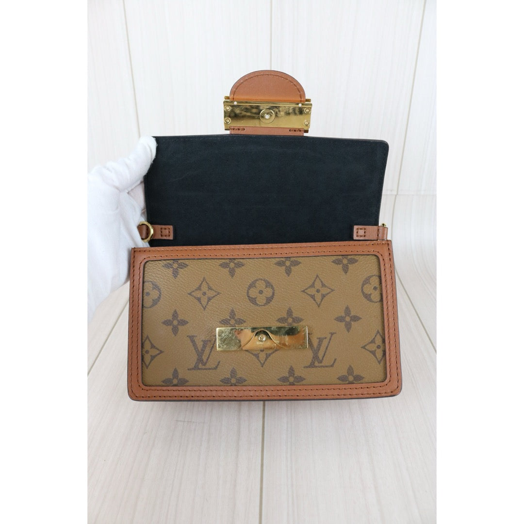 Very Good ( Rank A) ｜LV Monogram Reverse Dauphine Mini WOC Chain Shoulder Bag  IC Chips Model｜S25092402