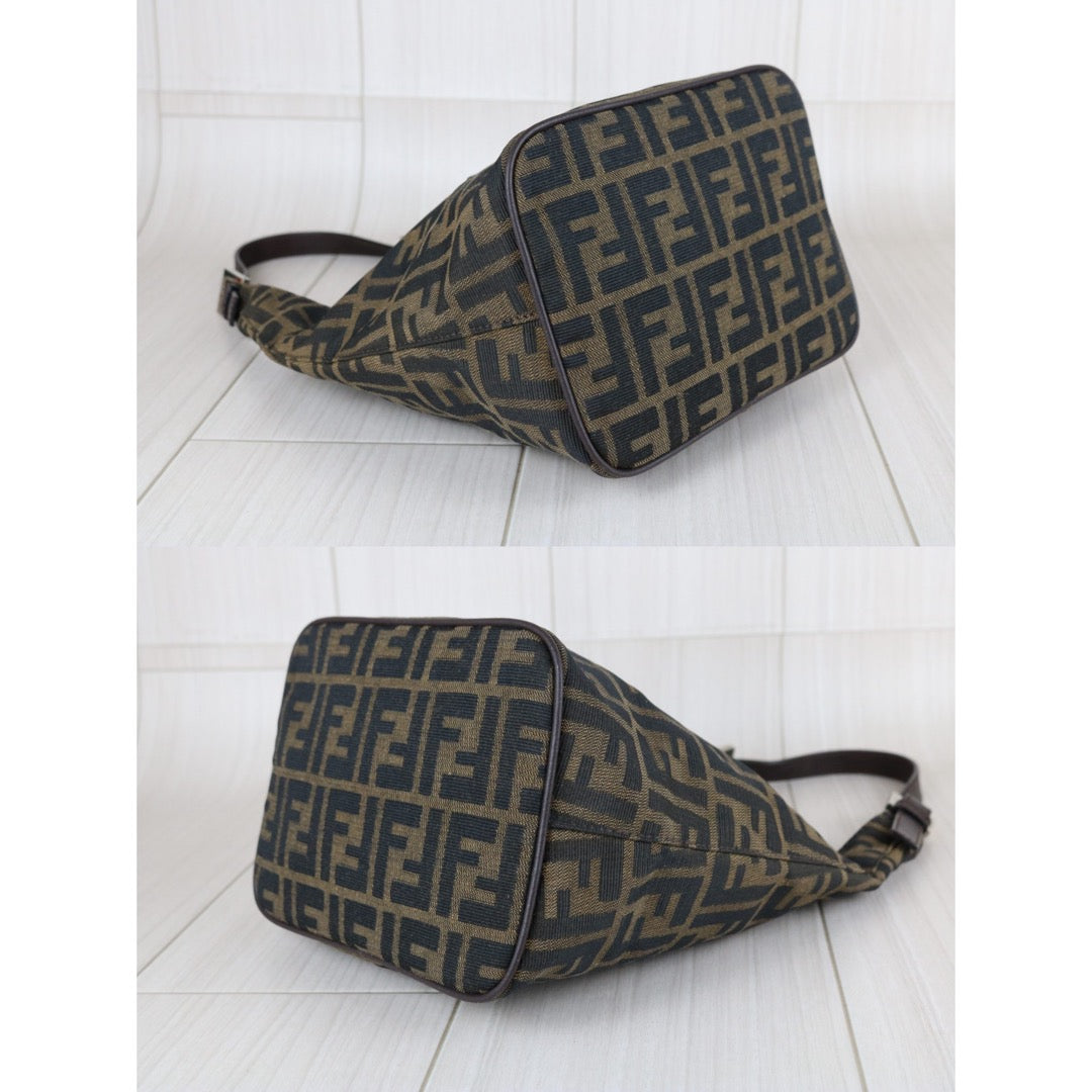Good ( Rank AB)｜ FENDI Zucca Potato Case Shoulder Bag ｜S25111305