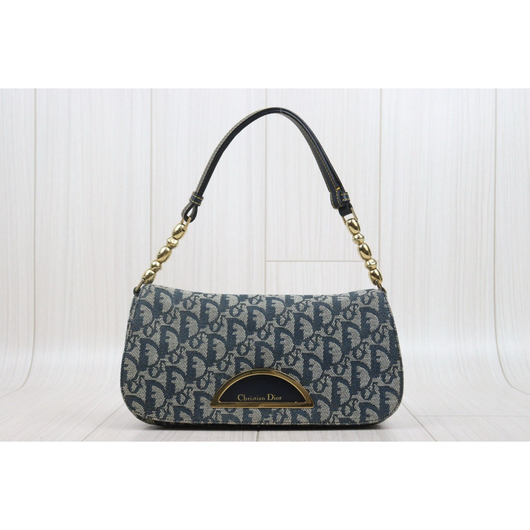 Good ( Rank AB)｜ Dior Trotter Half Moon Shoulder Bag ｜V25060512