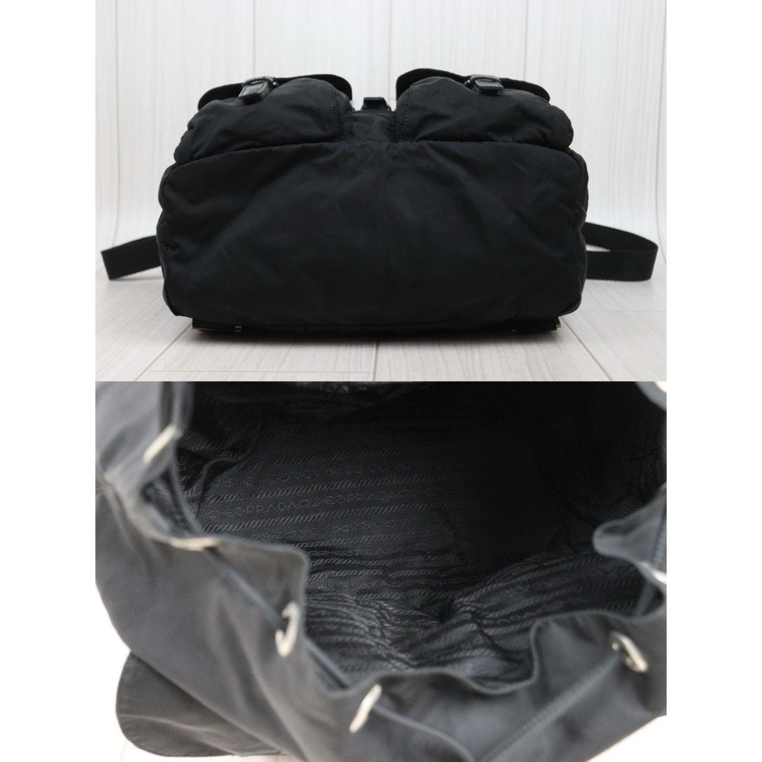Good ( Rank AB)｜Prada Nylon Backpack Medium Black｜25122524