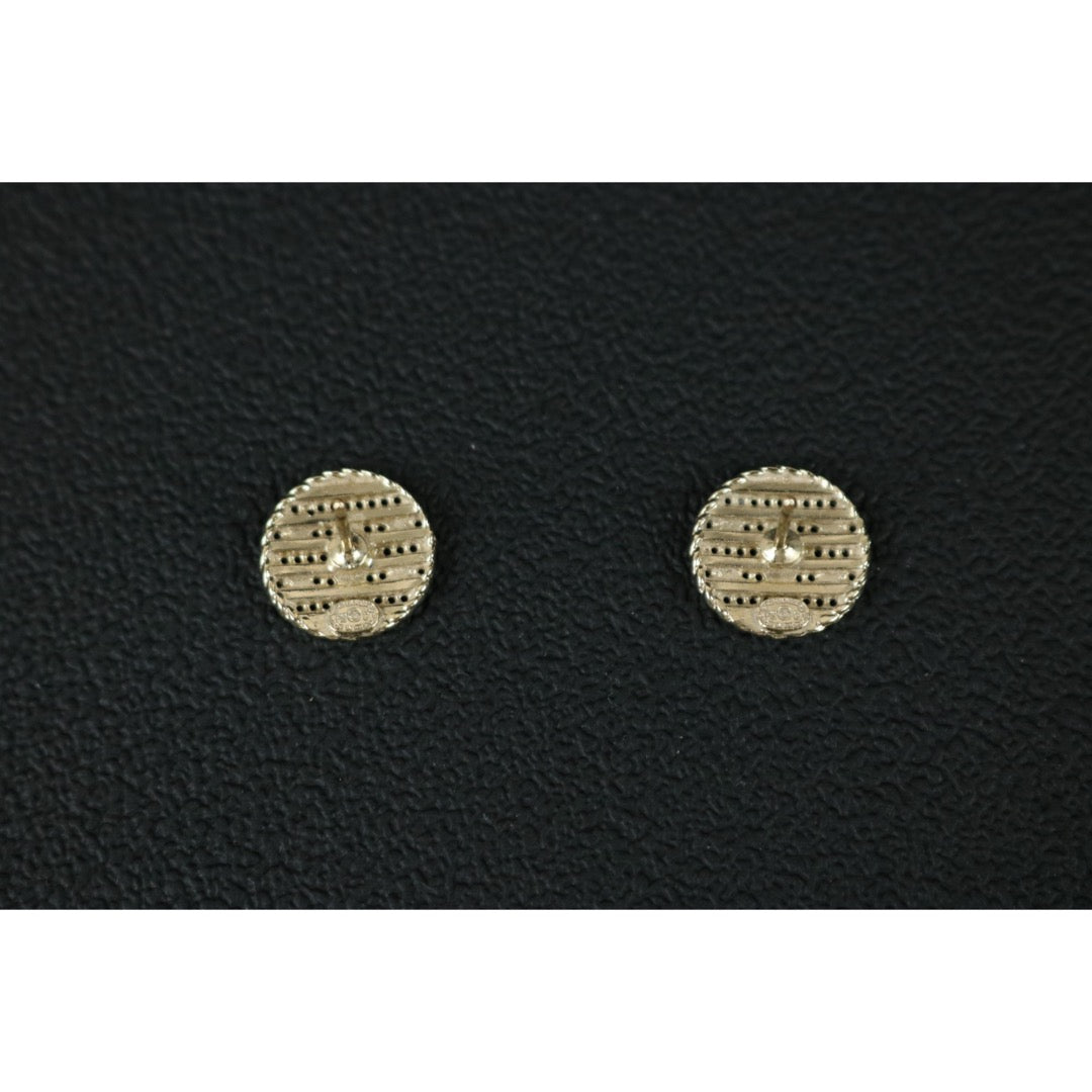 Include Authentic Detective Certificate of Authenticity｜Very Good ( Rank A) ｜CHANEL F19C Coco Mark Cruise Collection Earrings Made In 2019 Year ｜Z26091603