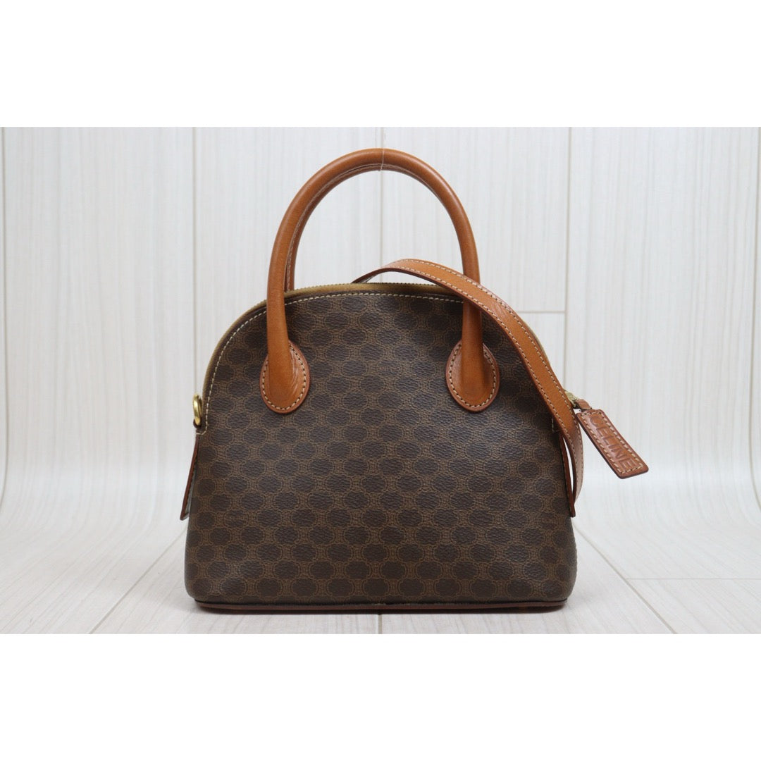 Include Entrupy Certificate of Authenticity｜Good ( Rank AB) ｜CELINE Macadam Handbag Shoulder Bag  ｜26062915