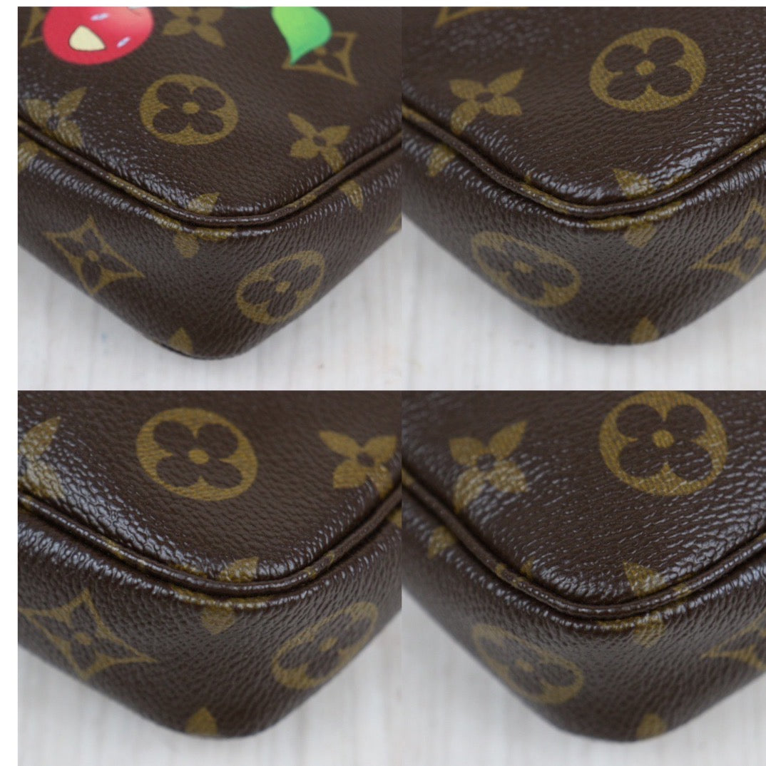 Rank SA  ｜ LV Monogram Cherry Pochette Accessoires Takashi Murakami Model｜23121110