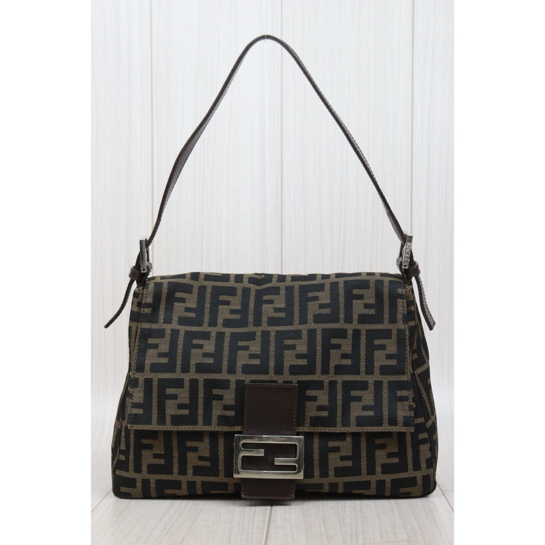 Good ( Rank AB)｜ FENDI Zucca Mamma Baguette Shoulder Bag｜W25121609