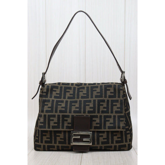 Good ( Rank AB)｜ FENDI Zucca Mamma Baguette Shoulder Bag｜W25121609
