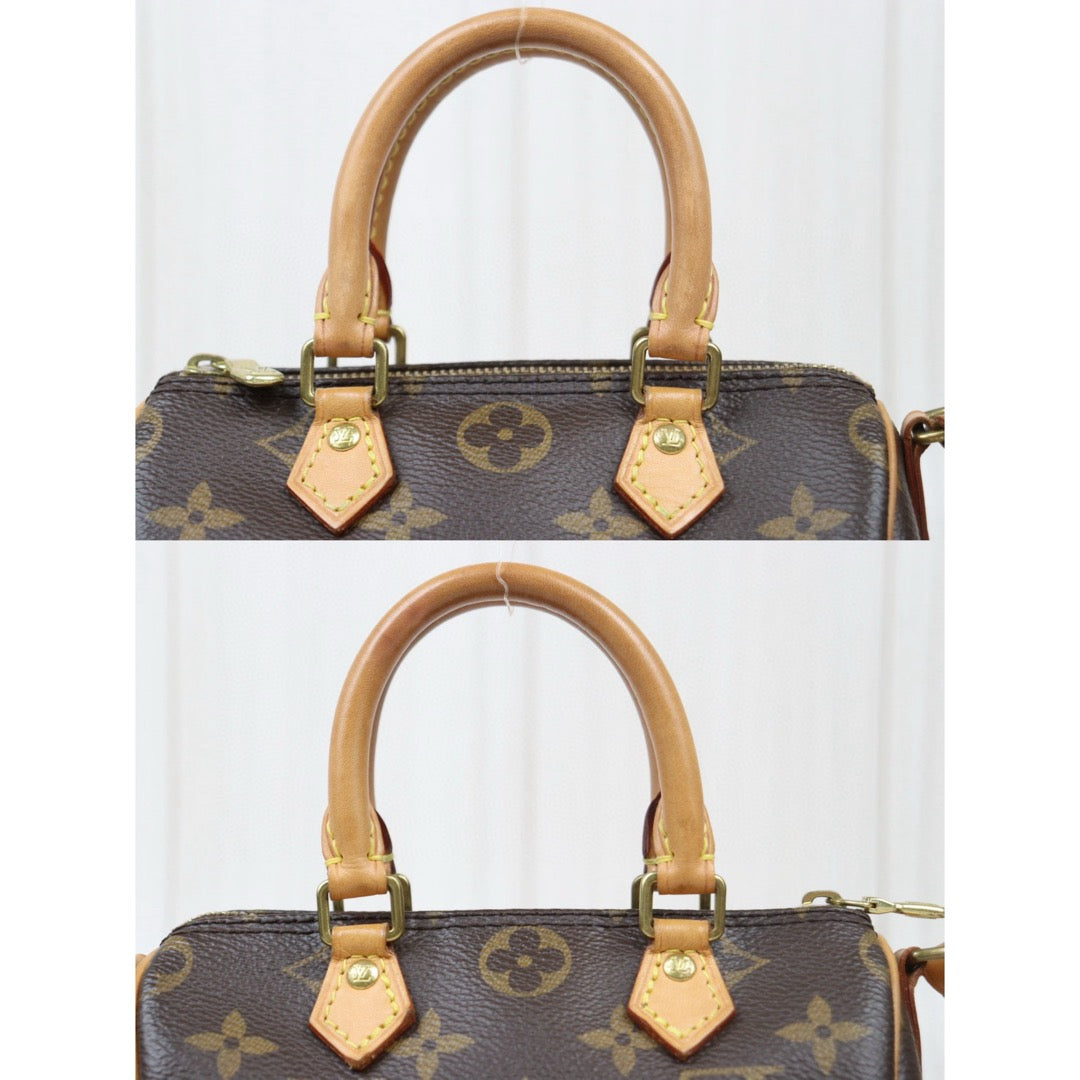 Good ( Rank AB)｜LV Monogram Nano Speedy  Shoulder Bag｜S24112203