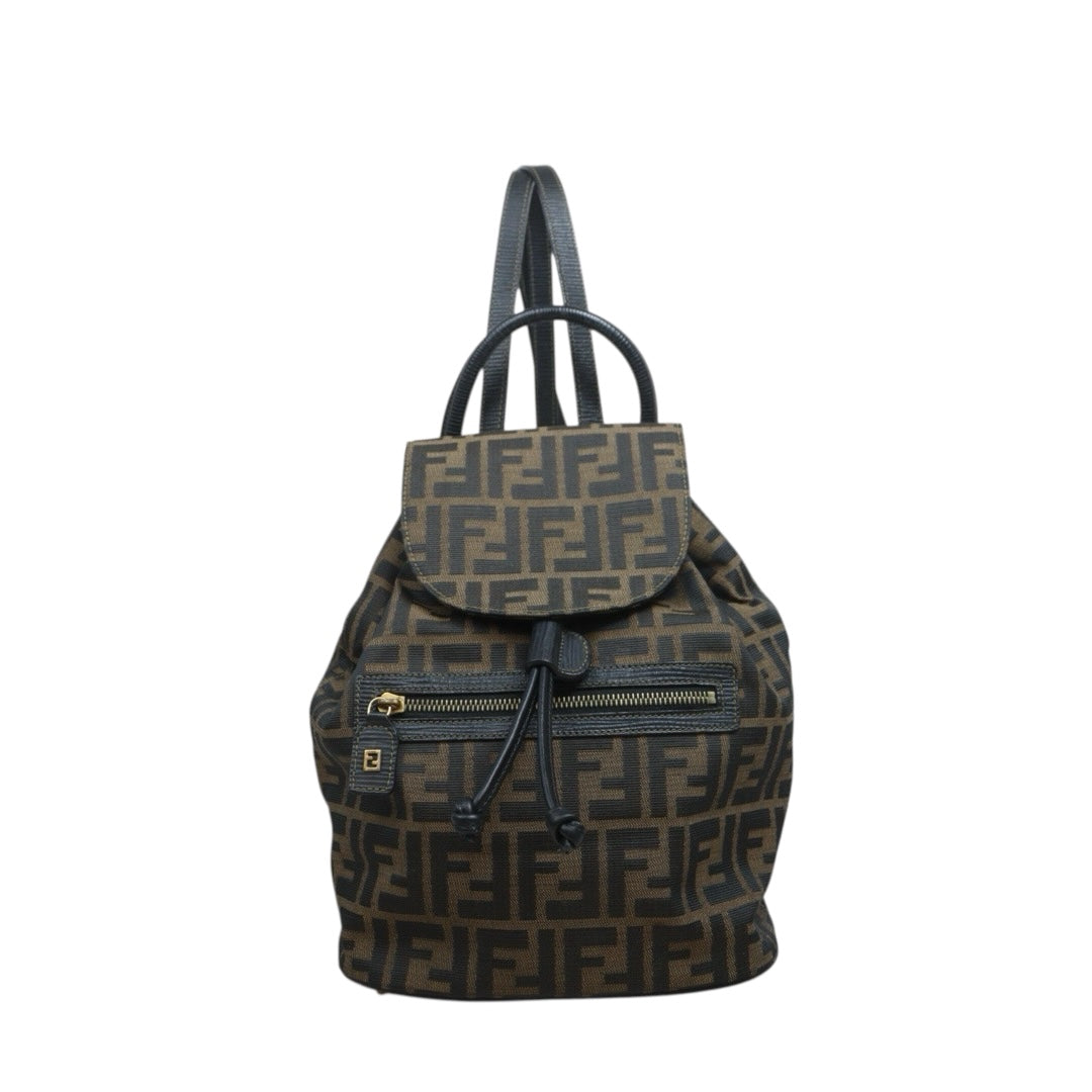 Include Entrupy Certificate of Authenticity｜Good ( Rank AB)｜ FENDI Mamma Mixed-leather Mini  Backpack｜S26080613