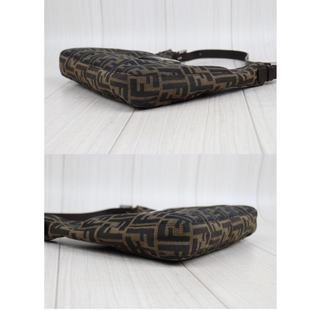 Rank A｜ FENDI Zucca Mamma Shoulder Bag ｜23112314