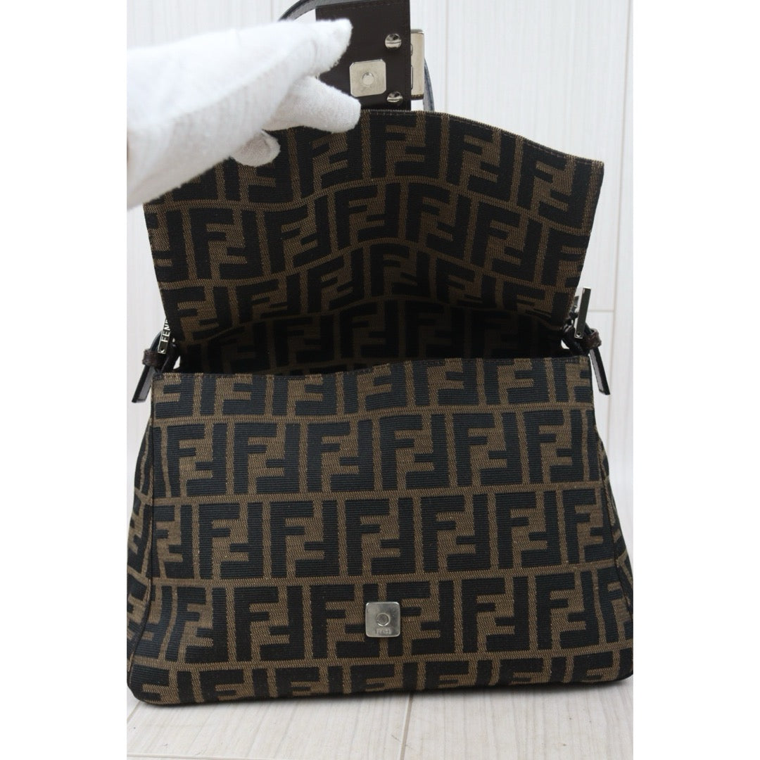 Very Good ( Rank A) ｜ FENDI Zucca Mamma Baguette Shoulder Bag ｜24101725