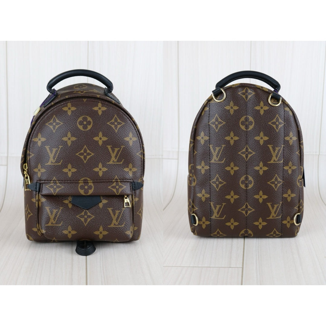 Very Good ( Rank A) ｜  LV Monogram Coated Canvas Mini Palm Springs Backpack｜W25073014