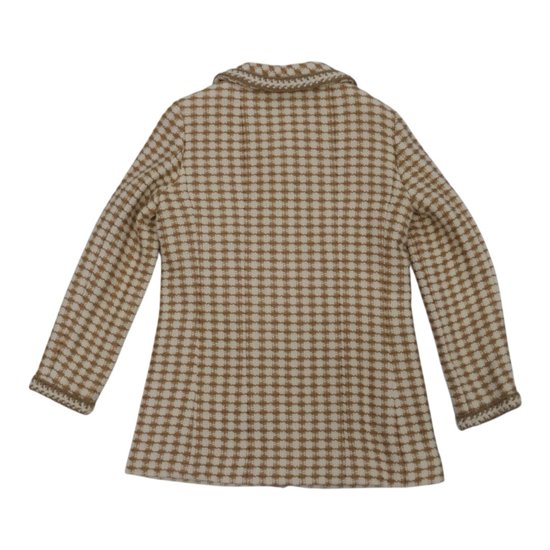 Very Good ( Rank A) ｜ CHANEL 00A Wool Houndstooth Coat 40 size  ｜W25102107